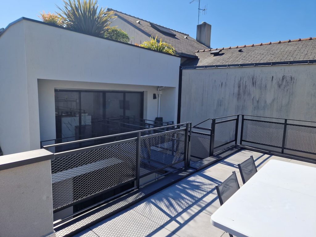 garde corps passerelle extérieur